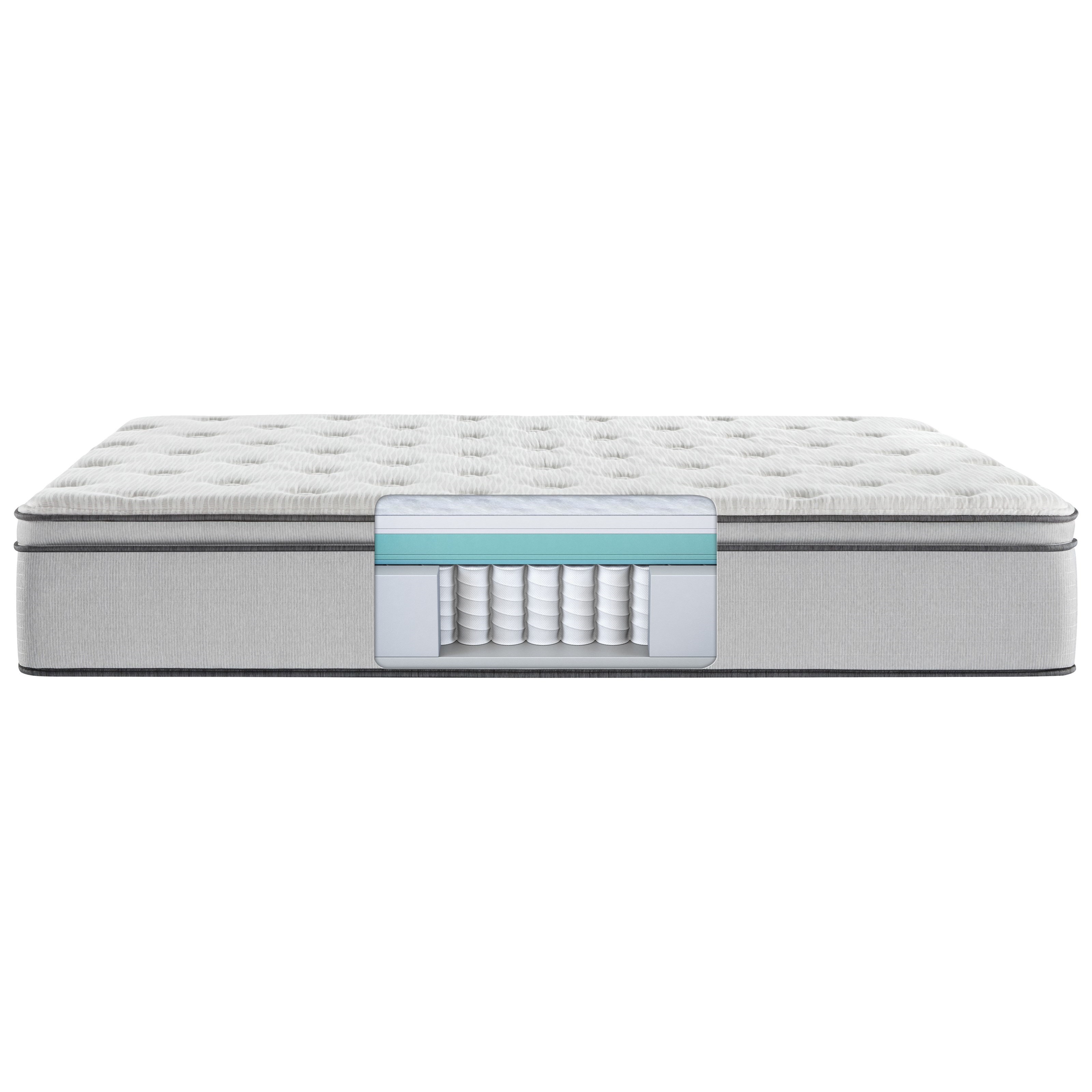 Beautyrest BR800 Plush PT 700810007 1010 500965799 5010 Twin 13 1 2 Plush Pillow Top Pocketed Coil Mattress and 9 Steel Foundation Novello Home Furnishings Matt Mattress and Box Spring
